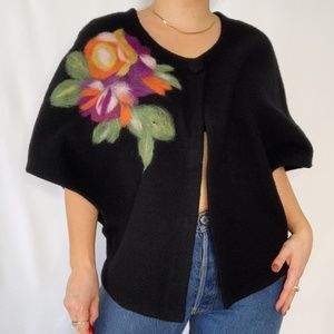 Floral Poncho
